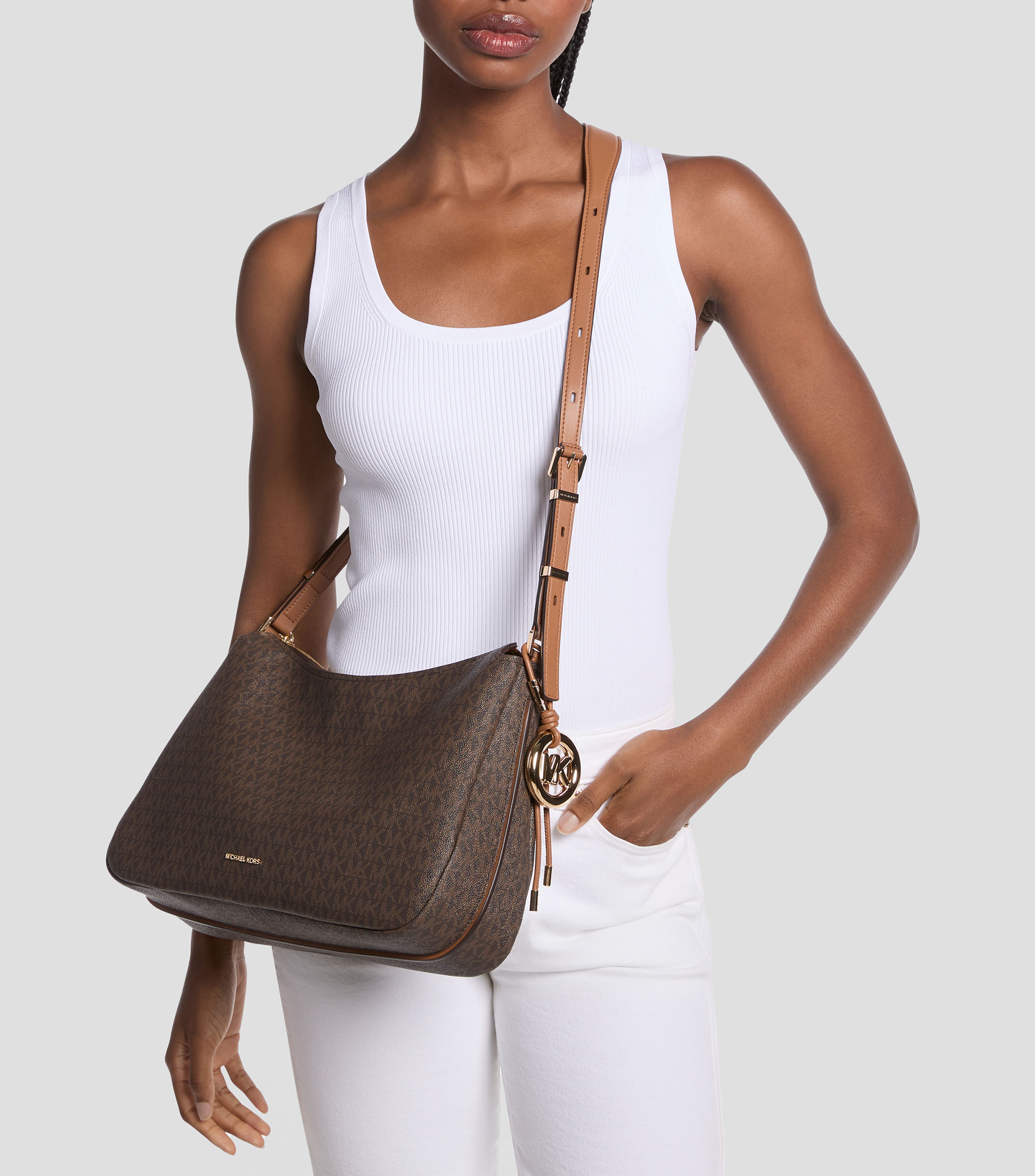 Bolsa Shoulder con Monogram Mujer